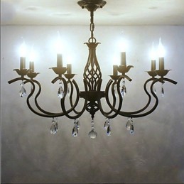 Europäischen Stil Kristall Kronleuchter Esszimmer Lichter Einfache Kreative Kerzen Lampen Und Laternen Neuheit Lightig