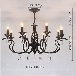Europäischen Stil Kristall Kronleuchter Esszimmer Lichter Einfache Kreative Kerzen Lampen Und Laternen Neuheit Lightig