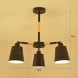 Pendelleuchte Traditionelle Klassische Malerei Funktion für Mini-Stil Holz Bambus