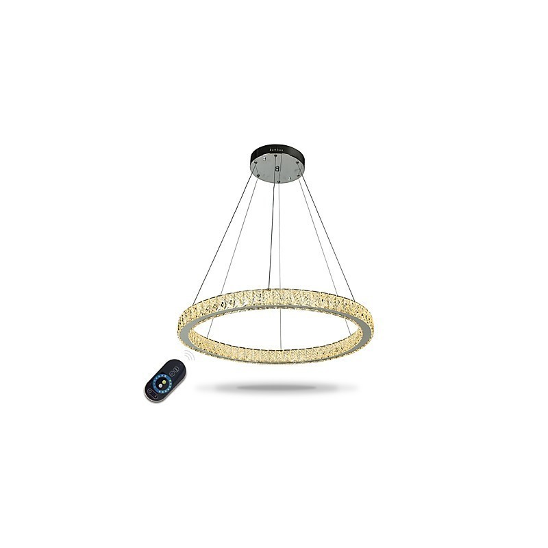 Dimmbare Ring Deckenleuchte Pendelleuchte Moderne Kronleuchter Beleuchtung Innenlampe mit Fernbedienung