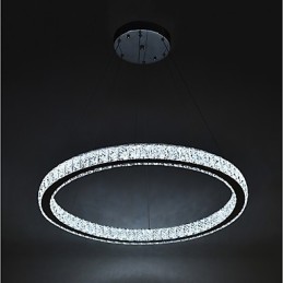 Dimmbare Ring Deckenleuchte Pendelleuchte Moderne Kronleuchter Beleuchtung Innenlampe mit Fernbedienung