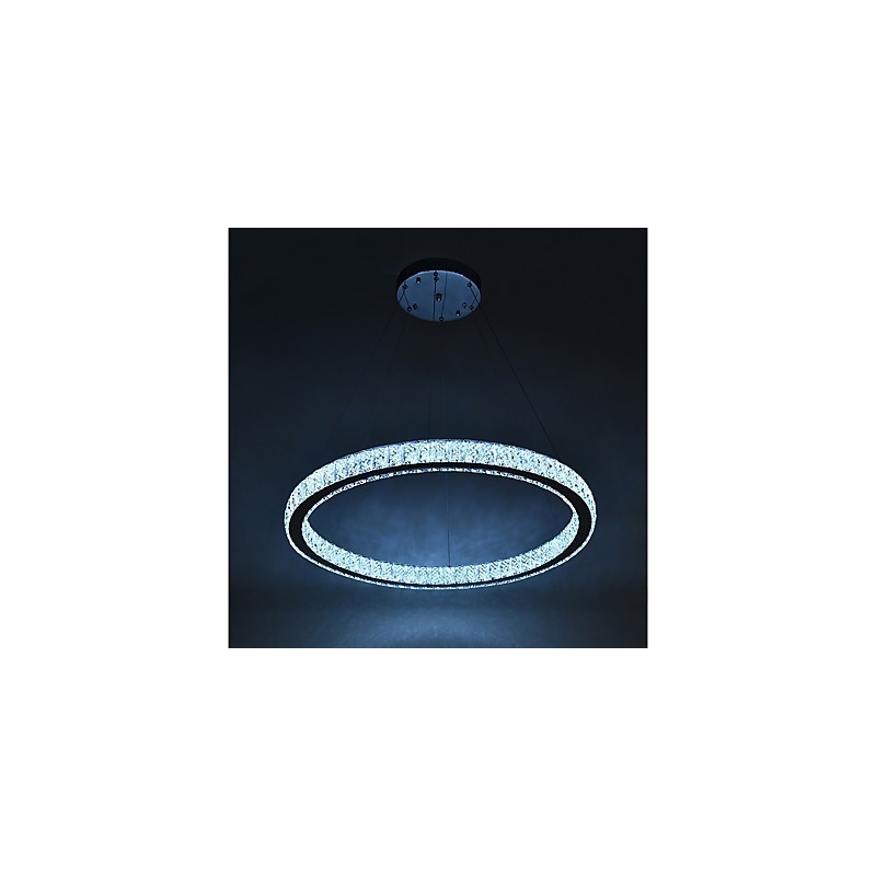 Dimmbare Ring Deckenleuchte Pendelleuchte Moderne Kronleuchter Beleuchtung Innenlampe mit Fernbedienung