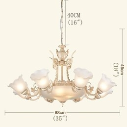 Traditionelles klassisches Malmerkmal für Metallkronleuchter im Mini-Stil