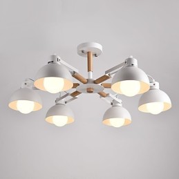 Traditionelle klassische rustikale Lodge Vintage Retro-Malerei-Funktion für Mini-Stil Metall-Kronleuchter