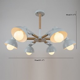 Traditionelle klassische rustikale Lodge Vintage Retro-Malerei-Funktion für Mini-Stil Metall-Kronleuchter