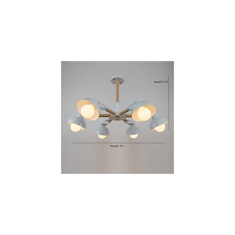 Traditionelle klassische rustikale Lodge Vintage Retro-Malerei-Funktion für Mini-Stil Metall-Kronleuchter