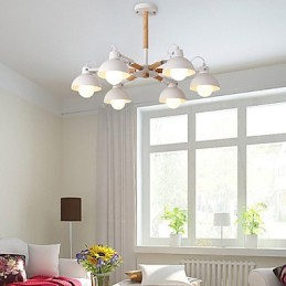 Traditionelle klassische rustikale Lodge Vintage Retro-Malerei-Funktion für Mini-Stil Metall-Kronleuchter