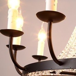 Kronleuchter mit 8 Lichtern, modern, zeitgenössisch, traditionell, klassisch, rustikal, Lodge, Vintage, Retro, Laterne, Trommel, Country Island, Globus, Schüssel