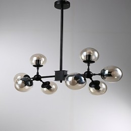 Traditionelles klassisches Retro-Malerei-Feature für Metall-Kronleuchter im Mini-Stil