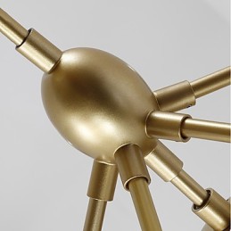 Zehn Licht Post Moderne Europa Stil Modo Metall Glas Pendelleuchte das Foyer Schmücken Industrielle Kronleuchter Lampe