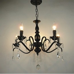 Neuartige Beleuchtungen Schmiedeeisenlampe im europäischen Stil Originalität Individualität Dekoration Kerzenlampe Kronleuchter