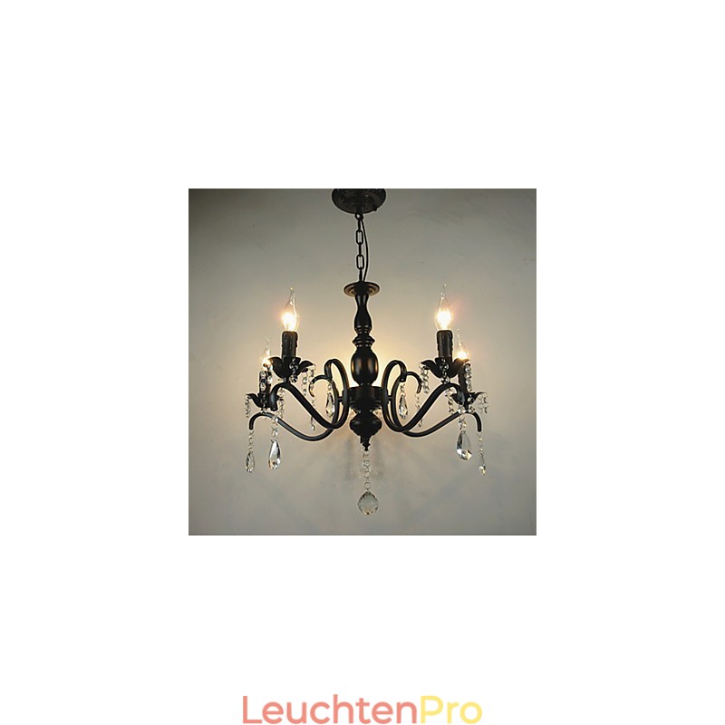 Neuartige Beleuchtungen Schmiedeeisenlampe im europäischen Stil Originalität Individualität Dekoration Kerzenlampe Kronleuchter