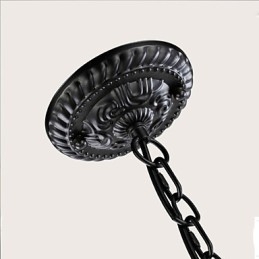 Neuartige Beleuchtungen Schmiedeeisenlampe im europäischen Stil Originalität Individualität Dekoration Kerzenlampe Kronleuchter