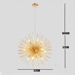 Retro-Imitation Kupfer Creative Line 10 Lichter