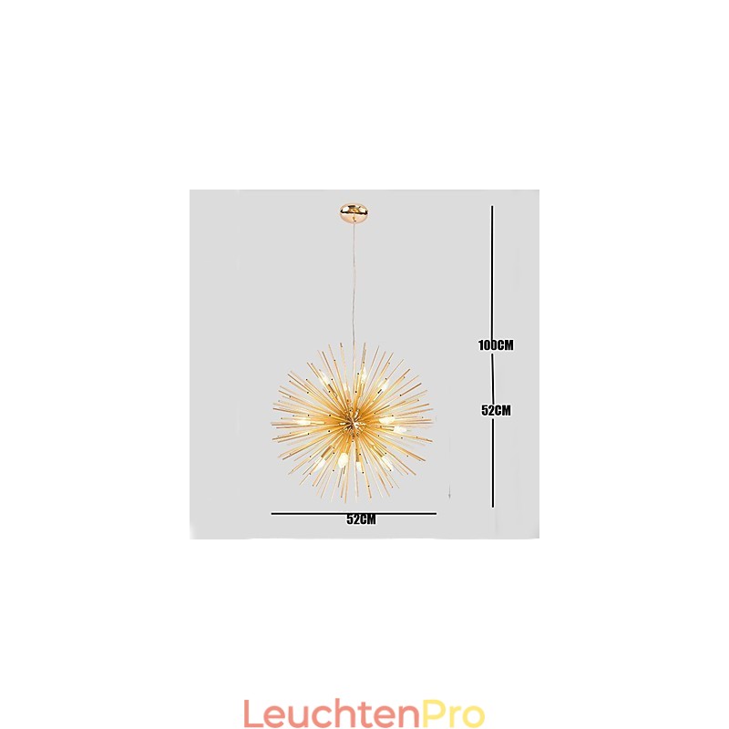 Retro-Imitation Kupfer Creative Line 10 Lichter