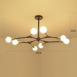 Pendelleuchte Traditionelle Klassische Malerei Funktion für Mini-Stil Holz Bambus