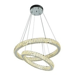 Indoor Kristall Kronleuchter Moderne Pendelleuchte Deckenleuchte Dimmbare Beleuchtung Lampe mit Fernbedienung