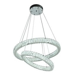 Indoor Kristall Kronleuchter Moderne Pendelleuchte Deckenleuchte Dimmbare Beleuchtung Lampe mit Fernbedienung