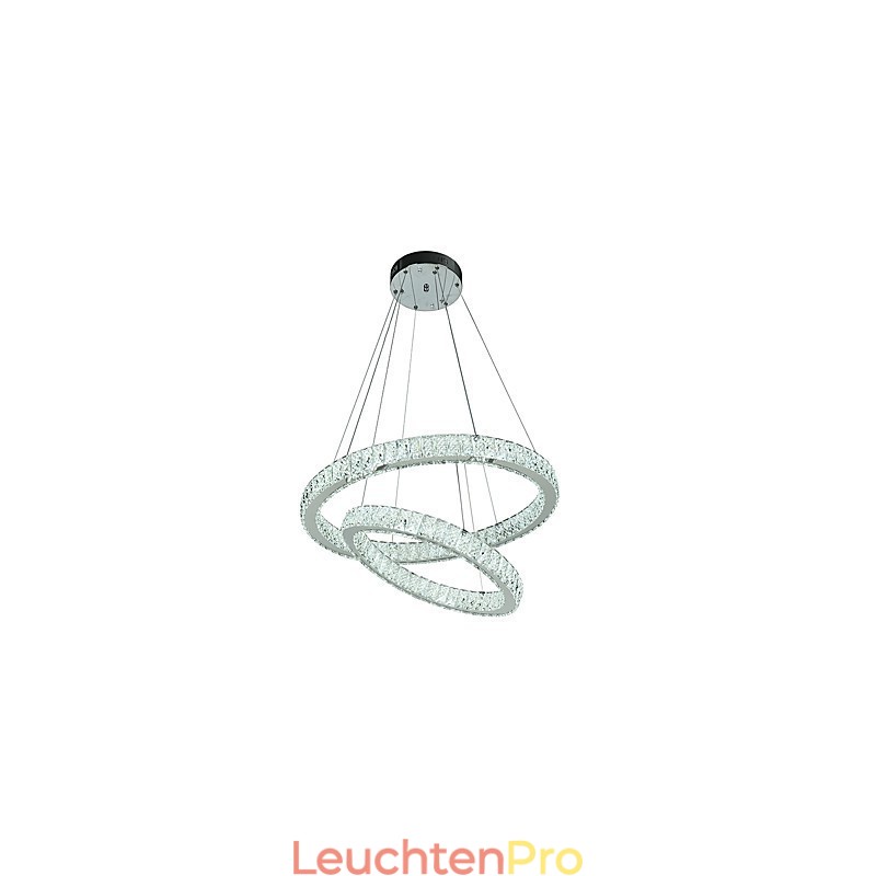 Indoor Kristall Kronleuchter Moderne Pendelleuchte Deckenleuchte Dimmbare Beleuchtung Lampe mit Fernbedienung