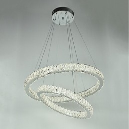 Indoor Kristall Kronleuchter Moderne Pendelleuchte Deckenleuchte Dimmbare Beleuchtung Lampe mit Fernbedienung