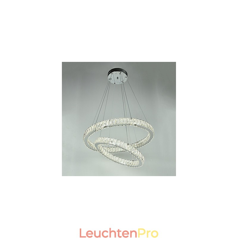 Indoor Kristall Kronleuchter Moderne Pendelleuchte Deckenleuchte Dimmbare Beleuchtung Lampe mit Fernbedienung