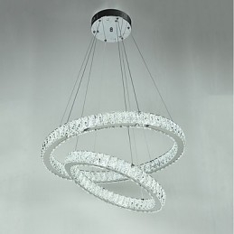 Indoor Kristall Kronleuchter Moderne Pendelleuchte Deckenleuchte Dimmbare Beleuchtung Lampe mit Fernbedienung