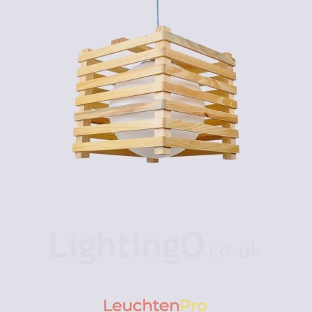 1 Licht Holz Moderne zeitgenössische Pendelleuchte im nordischen Stil mit Glasschirm 1 Licht Holz Moderne zeitgenössische Pendelleuchte im nordischen Stil mit Glasschirm