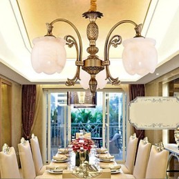 Die Kupfer-Marmor-Lampe Lampe American