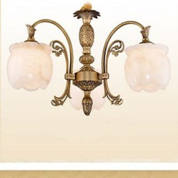 Die Kupfer-Marmor-Lampe Lampe American