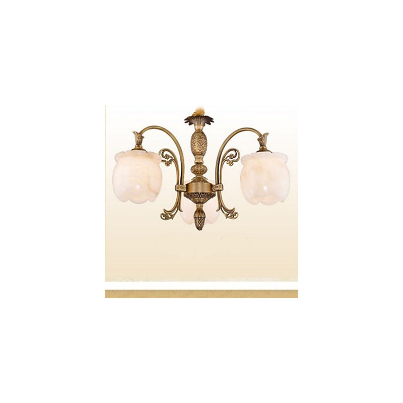 Die Kupfer-Marmor-Lampe Lampe American