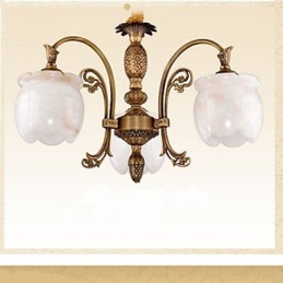 Die Kupfer-Marmor-Lampe Lampe American
