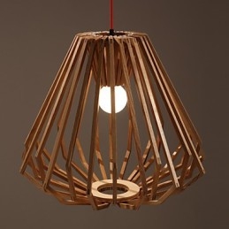 Kronleuchter Mini-Stil Traditionell Klassisch Holz Bambus