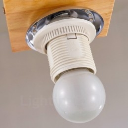 1 Licht Moderne zeitgenössische Deckenleuchten im nordischen Stil mit Glasschirm