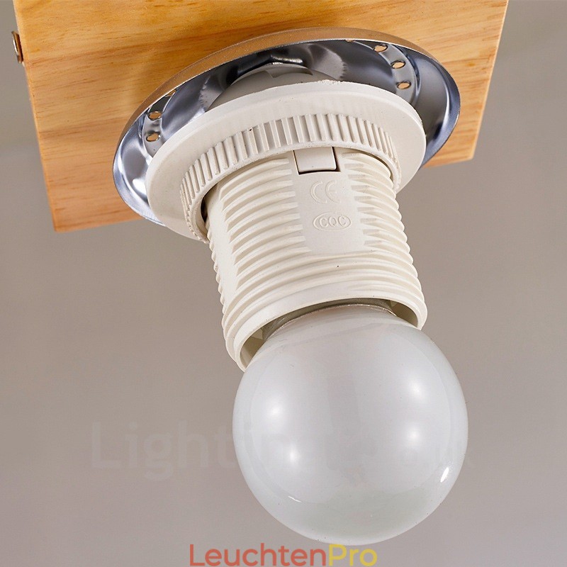 1 Licht Moderne zeitgenössische Deckenleuchten im nordischen Stil mit Glasschirm