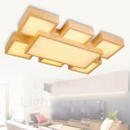 6Moderne Deckenleuchten im zeitgenössischen nordischen Stil mit Acrylschirm