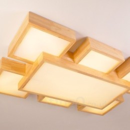6Moderne Deckenleuchten im zeitgenössischen nordischen Stil mit Acrylschirm