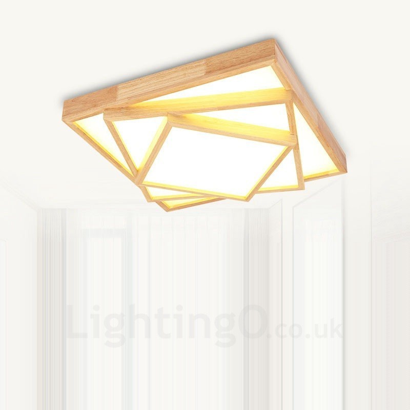 Moderne Deckenleuchten im zeitgenössischen nordischen Stil mit Acrylschirm