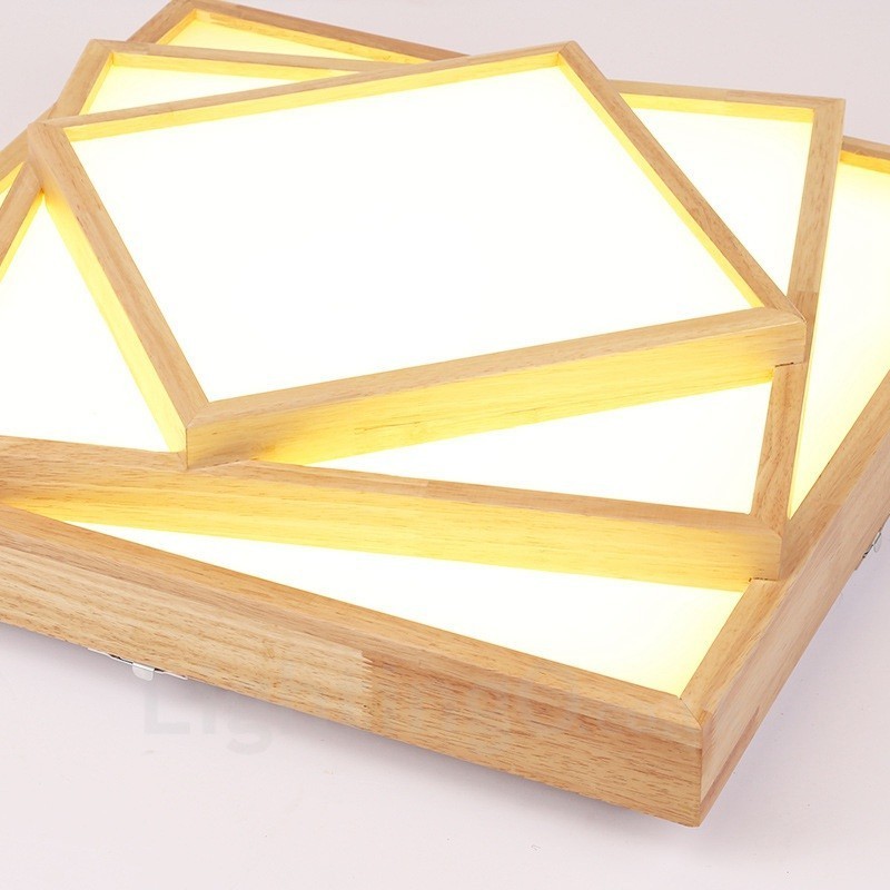 Moderne Deckenleuchten im zeitgenössischen nordischen Stil mit Acrylschirm