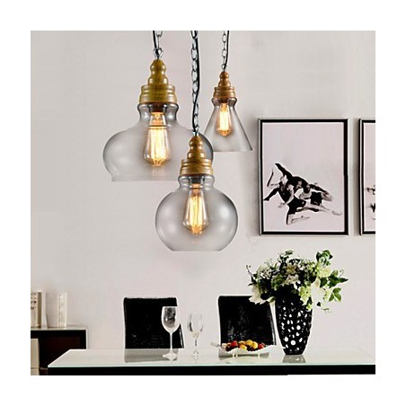 3-flammige moderne Pendelleuchte im zeitgenössischen Mini-Stil aus Metall 3-flammige moderne Pendelleuchte im zeitgenössischen Mini-Stil aus Metall