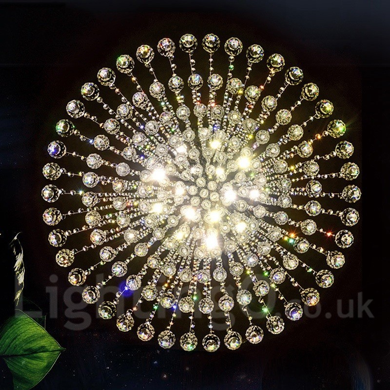 Moderne Kristall Deckenleuchte Pendelleuchte Innen Kronleuchter Beleuchtung Lampen Leuchten