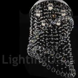 5 Lichter Moderne Kristall Deckenpendelleuchte Innen Kronleuchter Beleuchtung Lampen Leuchten