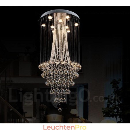 9 Lichter Moderne Kristall Deckenpendelleuchte Innen Kronleuchter Beleuchtung Lampen Leuchten 9 Lichter Moderne Kristall Deckenpendelleuchte Innen Kronleuchter Beleuchtung Lampen Leuchten