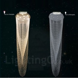 9 Lichter Moderne Kristall Deckenpendelleuchte Innen Kronleuchter Beleuchtung Lampen Leuchten
