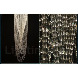 9 Lichter Moderne Kristall Deckenpendelleuchte Innen Kronleuchter Beleuchtung Lampen Leuchten