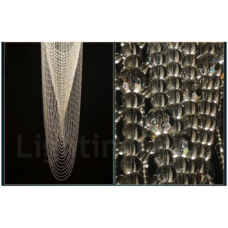 9 Lichter Moderne Kristall Deckenpendelleuchte Innen Kronleuchter Beleuchtung Lampen Leuchten