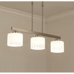 3 Lichter Moderne Chrom Pendelleuchte Indoor Kronleuchter Home Hängende Beleuchtung Lampen Leuchten mit Glasschirmen