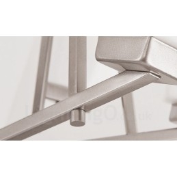 4 Lichter Chrom Pendelleuchte Indoor Modern Kronleuchter Home Hängende Beleuchtung Lampen Leuchten mit Glasschirmen