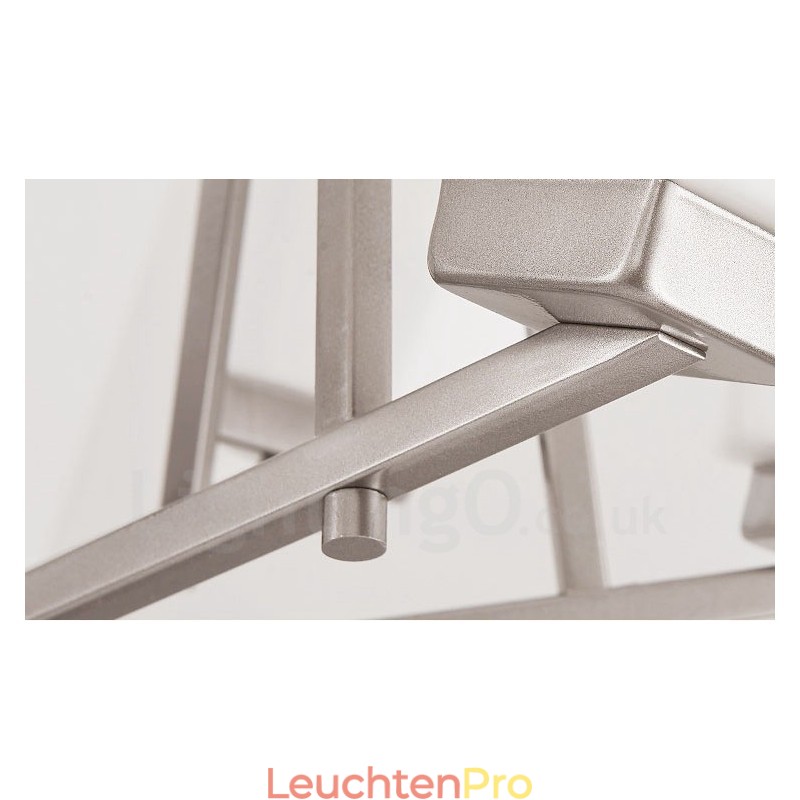 4 Lichter Chrom Pendelleuchte Indoor Modern Kronleuchter Home Hängende Beleuchtung Lampen Leuchten mit Glasschirmen