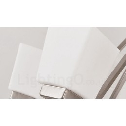 4 Lichter Chrom Pendelleuchte Indoor Modern Kronleuchter Home Hängende Beleuchtung Lampen Leuchten mit Glasschirmen