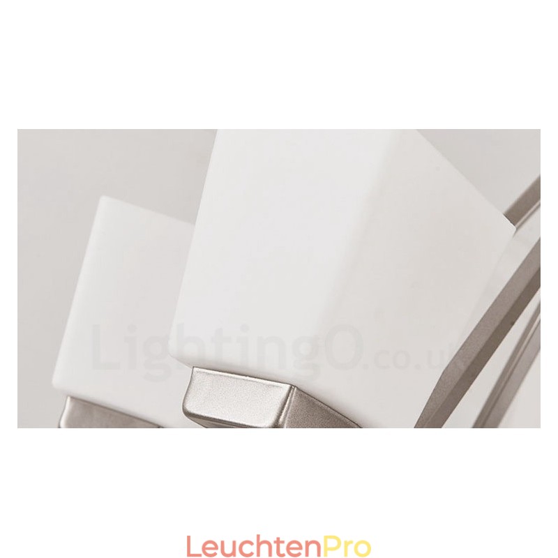 4 Lichter Chrom Pendelleuchte Indoor Modern Kronleuchter Home Hängende Beleuchtung Lampen Leuchten mit Glasschirmen